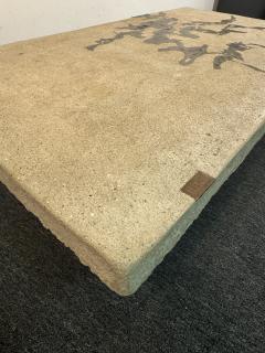 Silas Seandel BRUTALIST CONCRETE AND MIXED METALS COFFEE TABLE BY SILAS SEANDEL - 3681371