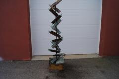 Silas Seandel Brutalist Patinated Copper Fountain by Silas Seandel - 2572292