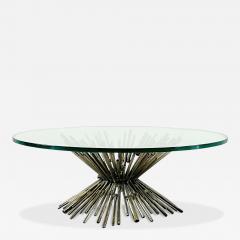 Silas Seandel Brutalist Tubular Coffee Table 1970 - 4319212