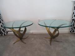 Silas Seandel Exceptional Pair of Brutalist Side End Tables by Silas Seandel Midcentury - 1435315