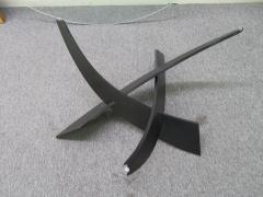 Silas Seandel Gorgeous Abstract Iron Silas Seandel Style Coffee Table Mid Century Modern - 1234358