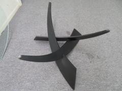 Silas Seandel Gorgeous Abstract Iron Silas Seandel Style Coffee Table Mid Century Modern - 1234361