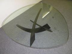 Silas Seandel Gorgeous Abstract Iron Silas Seandel Style Coffee Table Mid Century Modern - 1234362