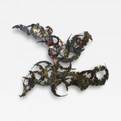 Silas Seandel Important Oversized Silas Seandel Iron Wall Sculpture - 4759425