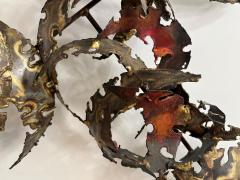 Silas Seandel Important Oversized Silas Seandel Torch cut Iron Wall Sculpture - 4641473