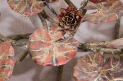 Silas Seandel LARGE SCALE BRUTALIST LILY PAD SCULPTURE IN THE MANNER OF SILAS SEANDEL - 2892111