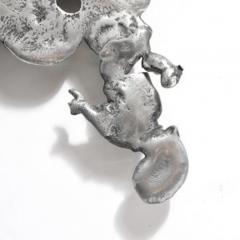 Silas Seandel Mid Century Brass Aluminum Splash Molten Wall Sculpture Signed Silas Seandel - 4489924