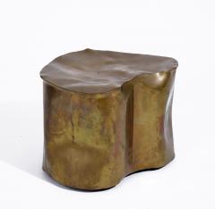 Silas Seandel Pair of Sculptural Brass Side Tables by Silas Seandel USA 1970s - 4504722