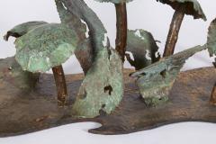 Silas Seandel Signed Silas Seandel Brutalist Bronze Coffee Table USA 1970s - 335785