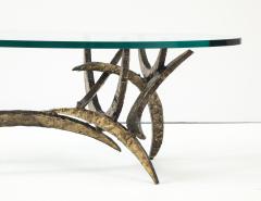 Silas Seandel Silas Seandel 1972 Ortega Brutalist Mixed Metals Coffee Table - 4348683