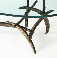 Silas Seandel Silas Seandel 1972 Ortega Brutalist Mixed Metals Coffee Table - 4348684