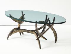 Silas Seandel Silas Seandel 1972 Ortega Brutalist Mixed Metals Coffee Table - 4348685