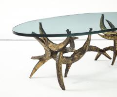 Silas Seandel Silas Seandel 1972 Ortega Brutalist Mixed Metals Coffee Table - 4348687