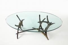Silas Seandel Silas Seandel 1972 Ortega Brutalist Mixed Metals Coffee Table - 4348691