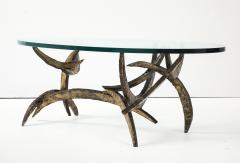 Silas Seandel Silas Seandel 1972 Ortega Brutalist Mixed Metals Coffee Table - 4348692