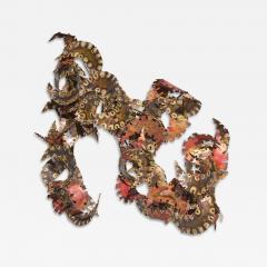 Silas Seandel Silas Seandel Brutalist Mid Century Torch Cut Metal Wall Sculpture - 4560747