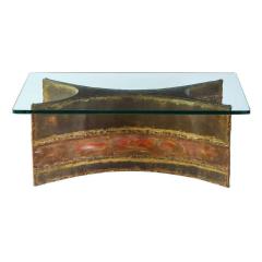 Silas Seandel Silas Seandel Coffee Table Bronze Brass Copper Glass - 2844316