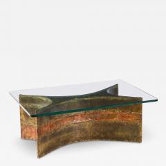 Silas Seandel Silas Seandel Coffee Table Bronze Brass Copper Glass - 2846262