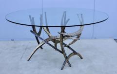 Silas Seandel Silas Seandel Cut Steel And Bronze Ortago Dining Table - 4350608