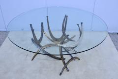 Silas Seandel Silas Seandel Cut Steel And Bronze Ortago Dining Table - 4350609