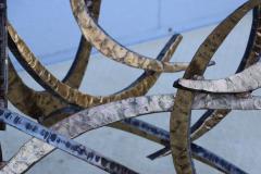 Silas Seandel Silas Seandel Cut Steel And Bronze Ortago Dining Table - 4350615