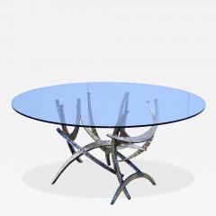 Silas Seandel Silas Seandel Cut Steel And Bronze Ortago Dining Table - 4351765