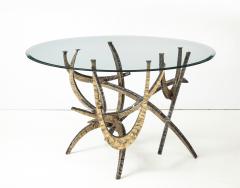 Silas Seandel Silas Seandel Cut Steel And bronze 1979 Ortega Dining table - 4449465