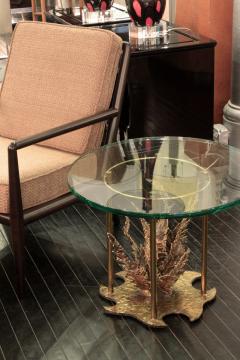 Silas Seandel Studio Made Bronze Table with Fern by Silas Seandel - 160561