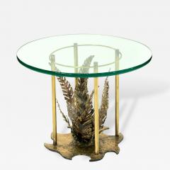 Silas Seandel Studio Made Bronze Table with Fern by Silas Seandel - 161479