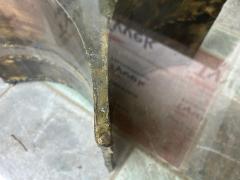 Silas Seandel Stunning Silas Seandel Brutalist Mixed Metal Coffee Table Mid Century - 4428959