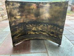 Silas Seandel Stunning Silas Seandel Brutalist Mixed Metal Coffee Table Mid Century - 4428960