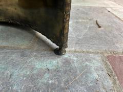 Silas Seandel Stunning Silas Seandel Brutalist Mixed Metal Coffee Table Mid Century - 4428979