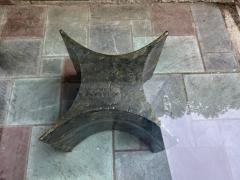 Silas Seandel Stunning Silas Seandel Brutalist Mixed Metal Coffee Table Mid Century - 4428984