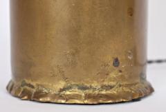 Silas Seandel Substantial Silas Seandel Torched Mixed Metal Brutalist Table Lamp 1974 - 1603402