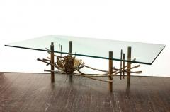 Silas Seandel Vintage Silas Seandel Brutalist Lotus Coffee Table - 2416321