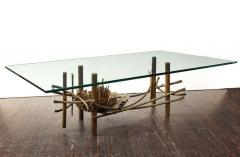 Silas Seandel Vintage Silas Seandel Brutalist Lotus Coffee Table - 2416327