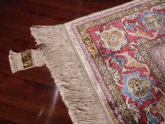 Silk Hereke Rug with Metal Brocading - 45612