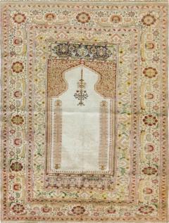 Silk Kayseri Prayer Rug - 4101101