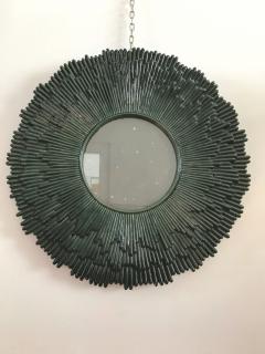 Silvano Taiuti Rare Round Mirror in Ceramic - 900888