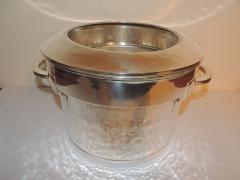Silver Art Deco Double Champagne Cooler - 1343341