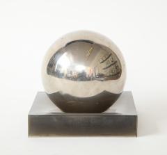 Silver Ball on Lucite Base - 1943702