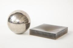 Silver Ball on Lucite Base - 1943703