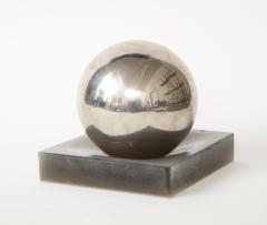 Silver Ball on Lucite Base - 1943705