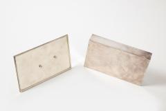 Silver Box with Deer Ornament on Lid France c 1940 - 3325374