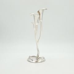 Silver Calla Lily Vase circa 1970 - 4139358