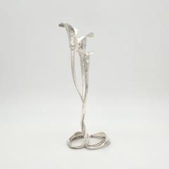 Silver Calla Lily Vase circa 1970 - 4139360
