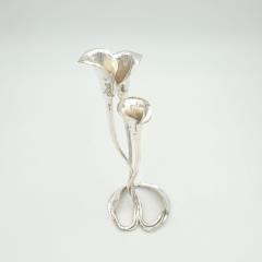 Silver Calla Lily Vase circa 1970 - 4139361