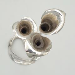 Silver Calla Lily Vase circa 1970 - 4139363