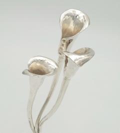 Silver Calla Lily Vase circa 1970 - 4139365