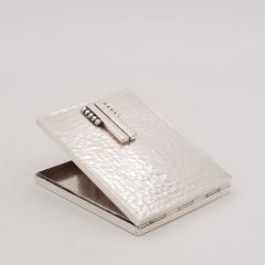 Silver Card Case by Despr s France circa 1930 - 4001145